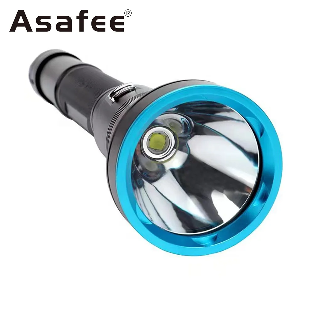 Asafee Новый A16 pro подводный фонарик для подводной охоты XHP70 мощный светодиодный дайвинга водонепроницаемый фонарь и