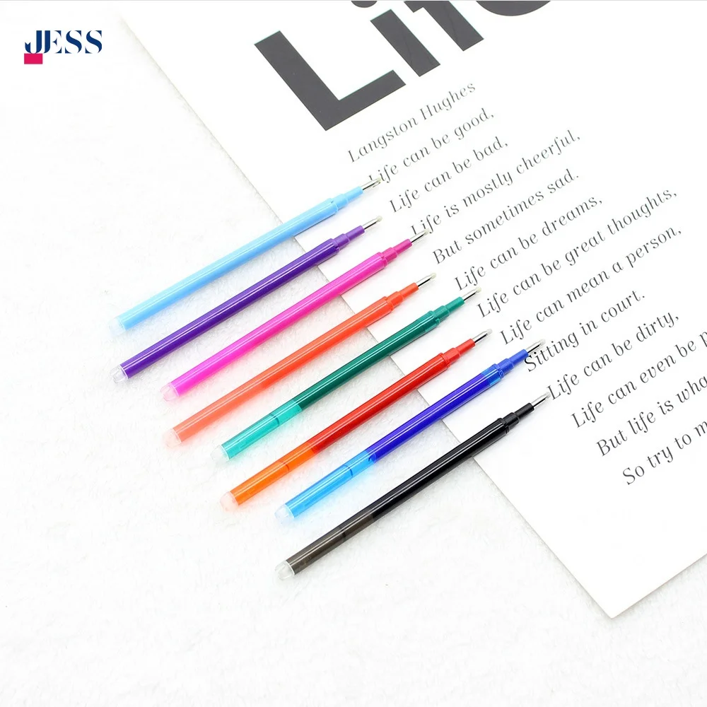 Wholesale Popular Good Quality 0.5mm/0.7mm Multicolor Erasable Pen Refill Gel Pen Refill