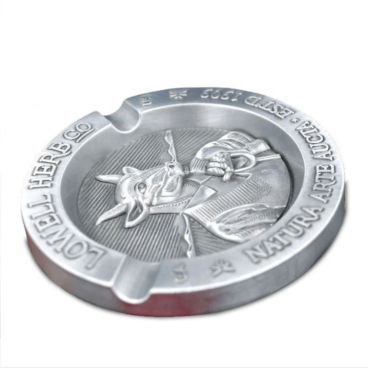 New Design Tauren Metal Ashtray Custom Cow Head Home Use Portable Car Cigar Stainless Steel Ashtray