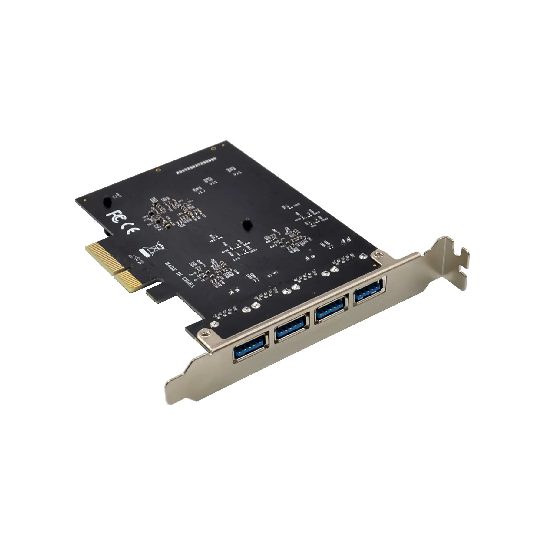 Sunweit ST647 USB 3.1 Gen 2 10Gbps 4 Ports Type A PCI-e 3.0 x4  ASM3142 Controller card