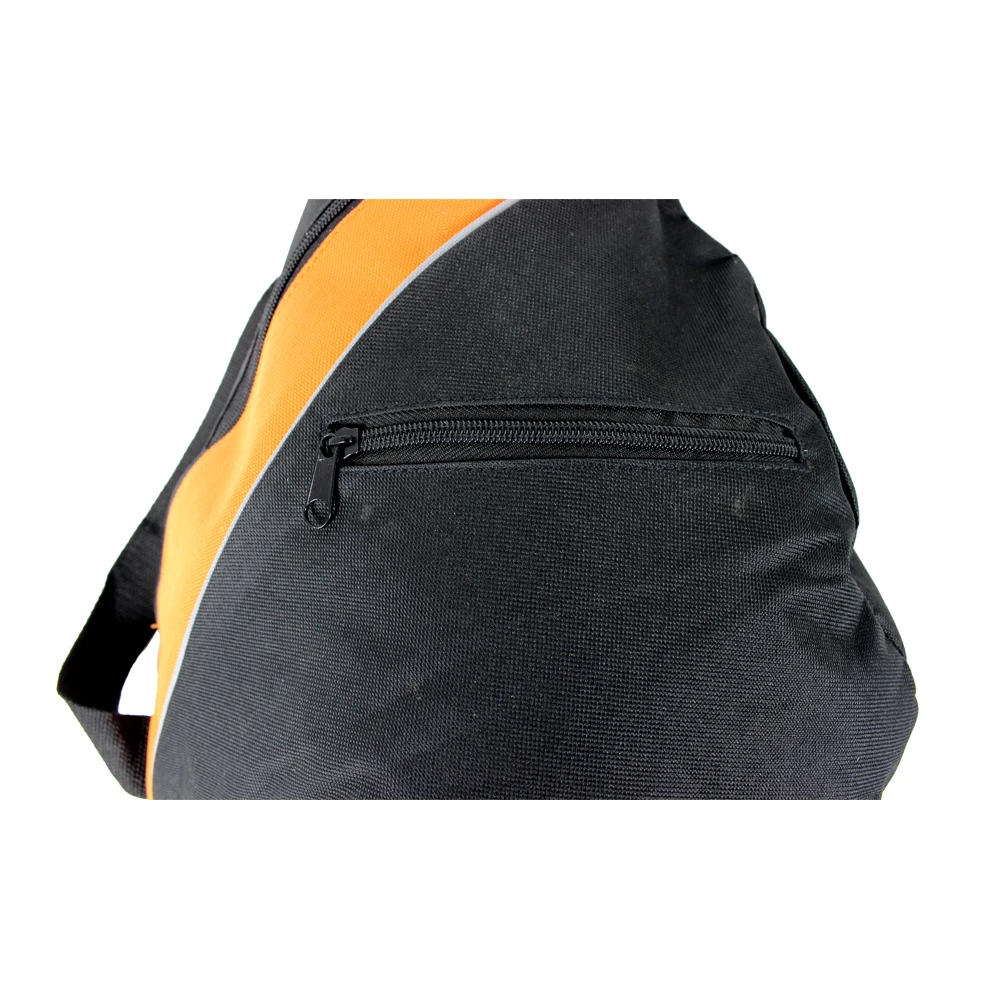 Preppy Style Triangle Shape Sling Bag Backpack with Zipper Closure 10L Capacity Polyester Lining