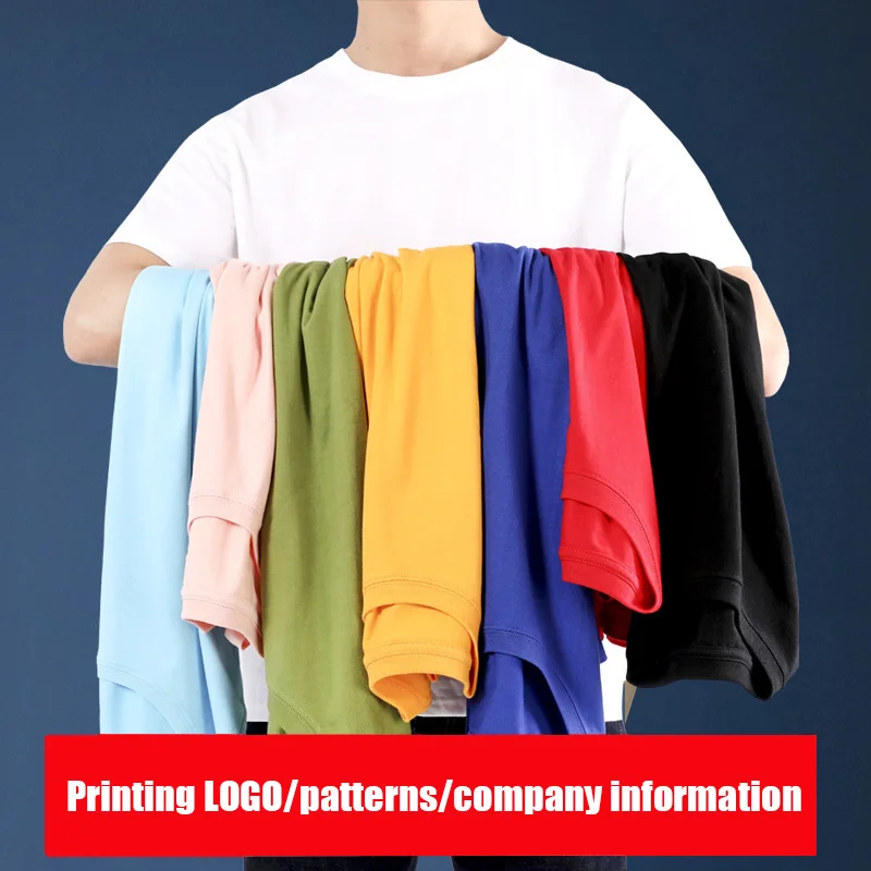 Wholesale Classic Round Neck Cheap T Shirt 100% Cotton t shirt custom printing with logo White Plain cotton t-shirt polyester