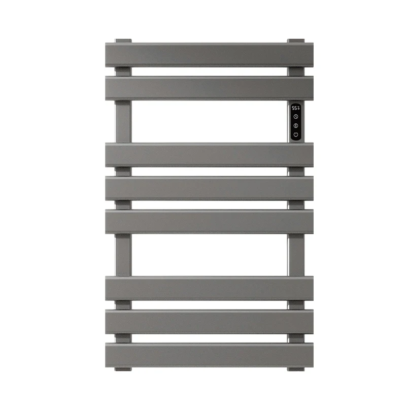 Factory Smart Control Electric Towel Rack Warmer Towel Heater Towel Bar Bathroom Radiator Accessories Set With Shelf Wall Mount