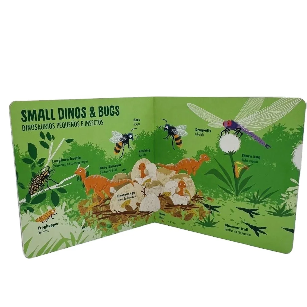 Free Sample eco friendly factory print children early education thick board story books kids board books