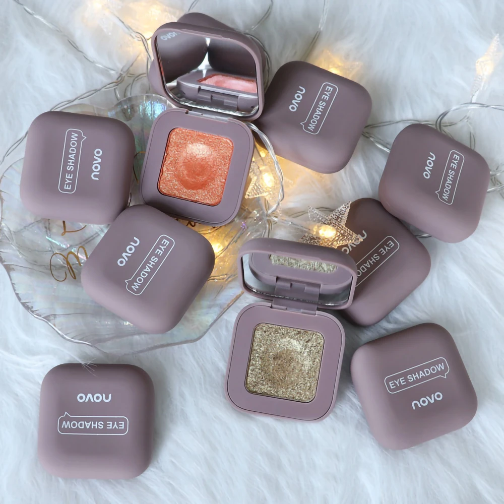 Wholesale Eye Shadow Glitter Single Eyeshadow Palette Carry Easily Cosmetics Nude Makeup High Pigment