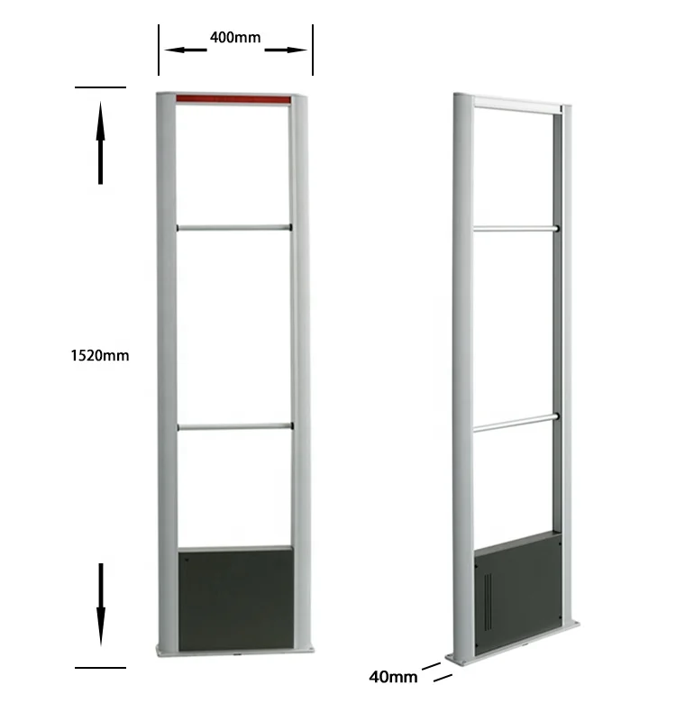 Eas Aluminum Alloy Sensor Gate 8.2mhz Tx+rx Dual System Eas Shop Security Gate Clothing Alarm System Set