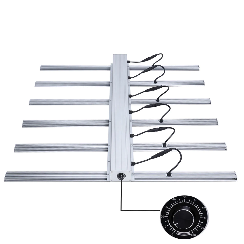 Samsung Lm301b+ LED Grow Light Bars Spider 8 Bar for Indoor 12 Aluminum 80 IP65 Full Spectrum 480w Lighting and Circuitry Design