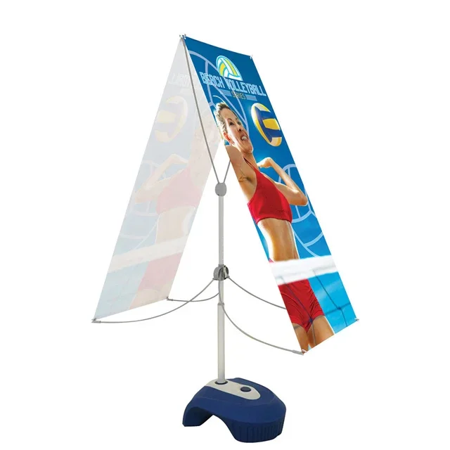 Custom portable advertising digital printed x banner stand