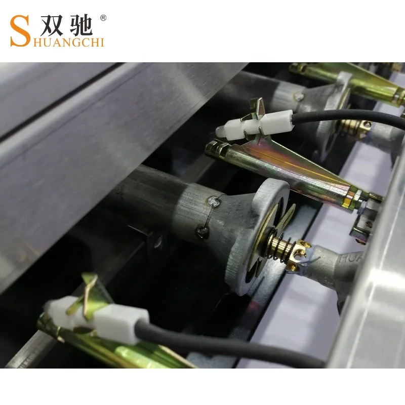 Tabletop lpg gas bbq grill commercial automatic barbecue machine 8 burner meat cooker roaster