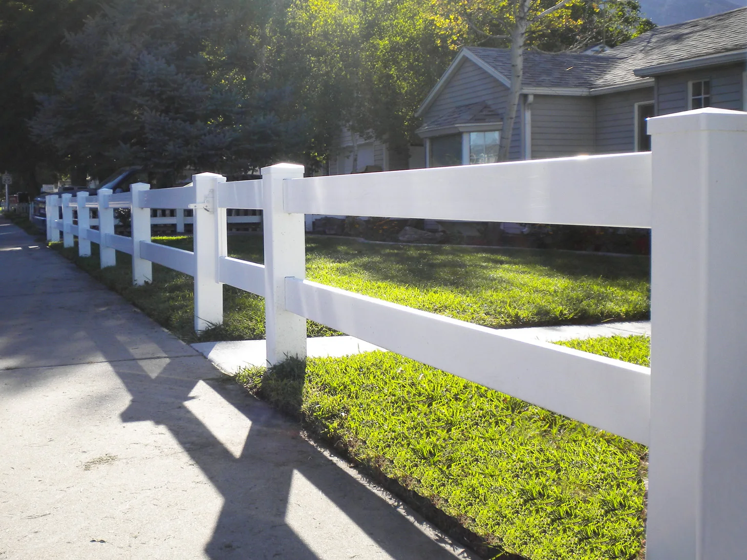Easily Assembled Pvc Horse Fence Panels,2 Rail Ranch Vinyl Fence
