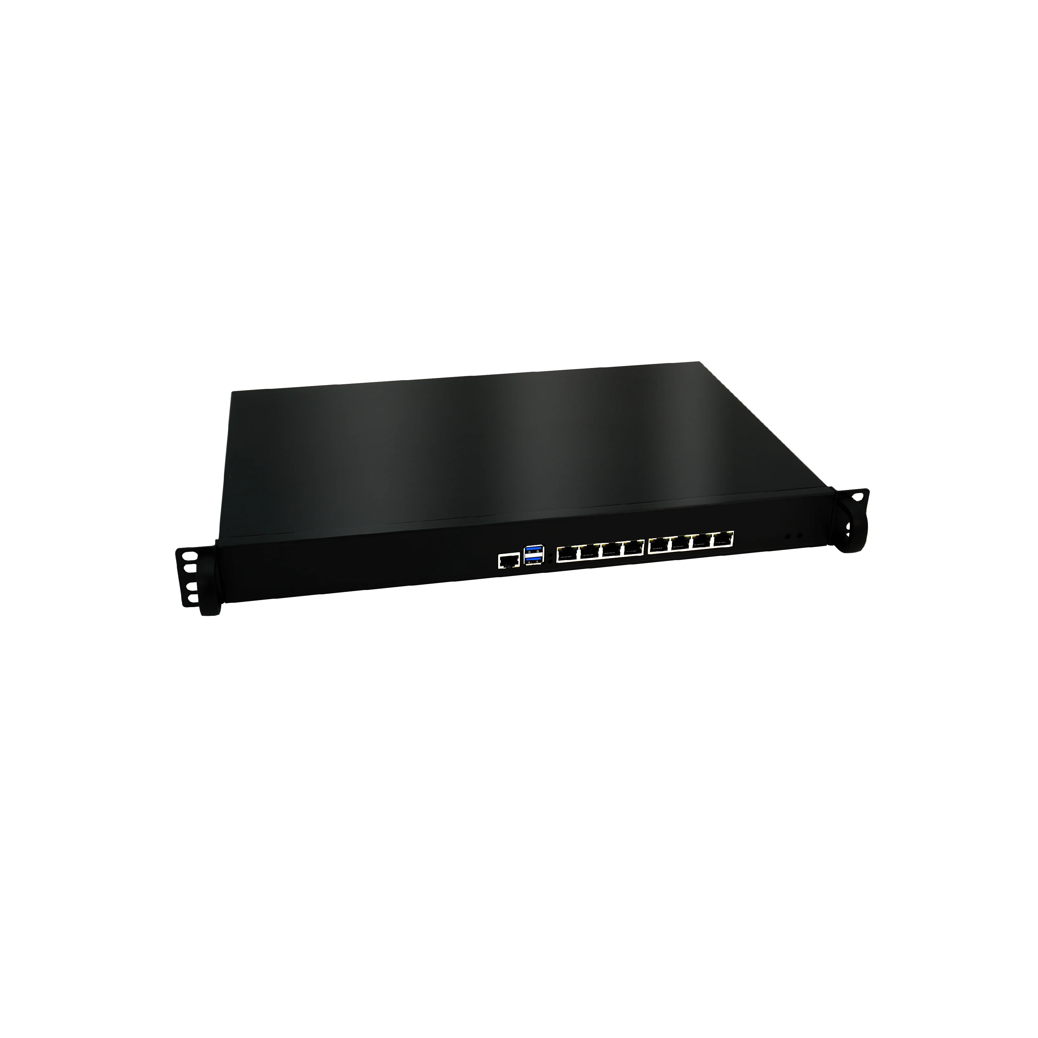 8 LAN 1U firewall processor with i7-3632qm 4*SFP support 2*PSU Pfsense 1U firewall PC Network security appliance