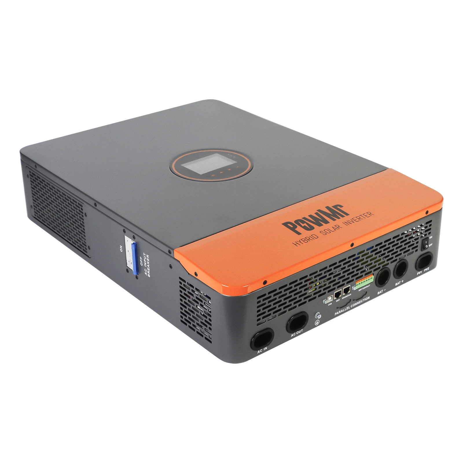 PowMr 8KW 12KW 48V Hybrid Solar Inverter 230V/400V Three Phase On/Off grid Pure Sine Wave Hybrid Solar Inverter