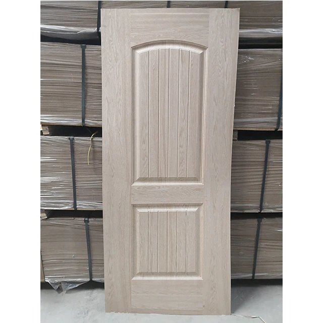 Wood Panel Door Skins Natural Raw MDF Faced Interior HDF Door Skin