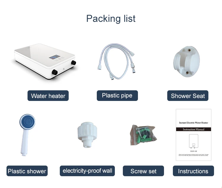 6000w instant water heater