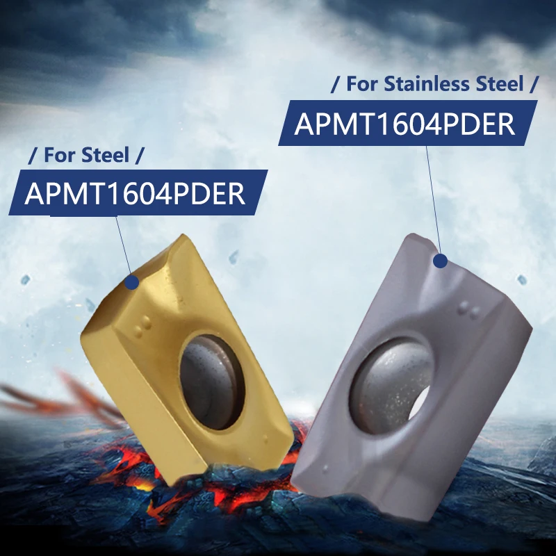 Высокопроизводительные концевые фрезы APMT1604PDER лезвия алюминиевые режущие