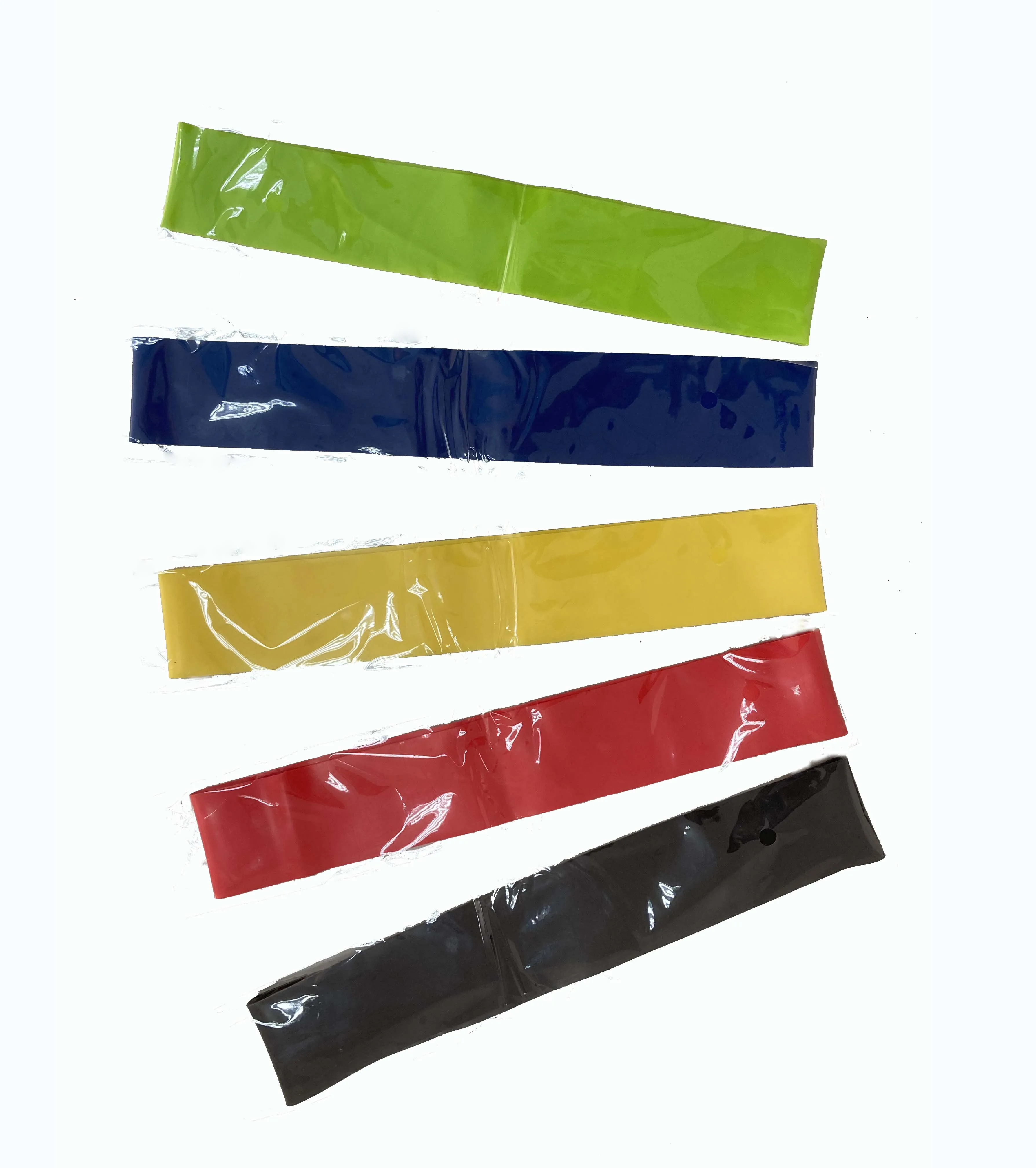 fitness Custom printed logo Yoga Stretch Band Latex mini loop resistance band sets