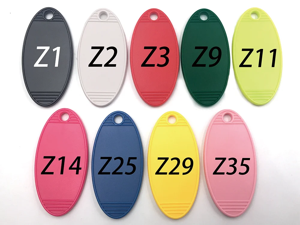 Custom Pattern Logo Motel Keychain Hotel Black Key Chain Vintage Style Hotel Key Tag