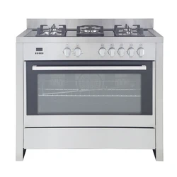 Stainless Steel Kitchen Integrated oven stove, Free standing Gas/Electric Cooker with oven, 4 burner stove with oven