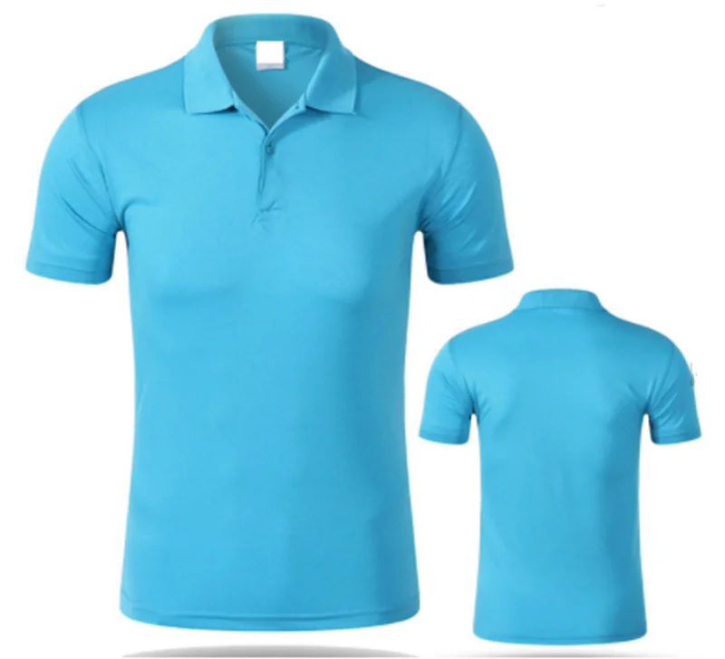 Мужская рубашка-поло из 100% полиэстера, рубашка-поло для гольфа, футболка-поло без рисунка, Простая рубашка с индивидуальным логотипом