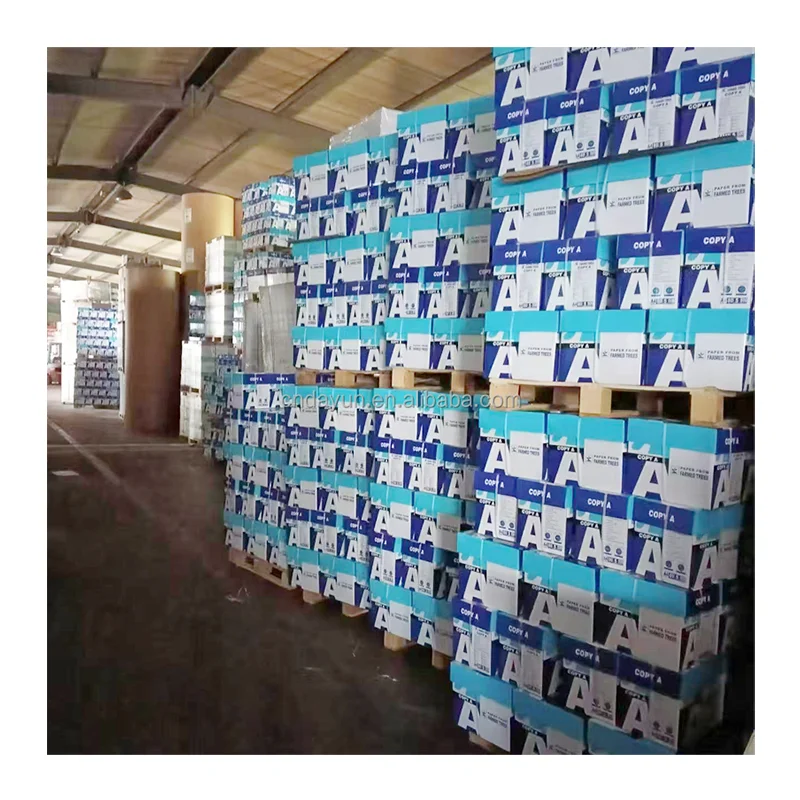Chinese Manufacture Double A4 Size Copy Paper Cheaper Paper 500 Sheets Ream Paper A4 70G 80G in Thailand Letter Size 8.5*11 75g