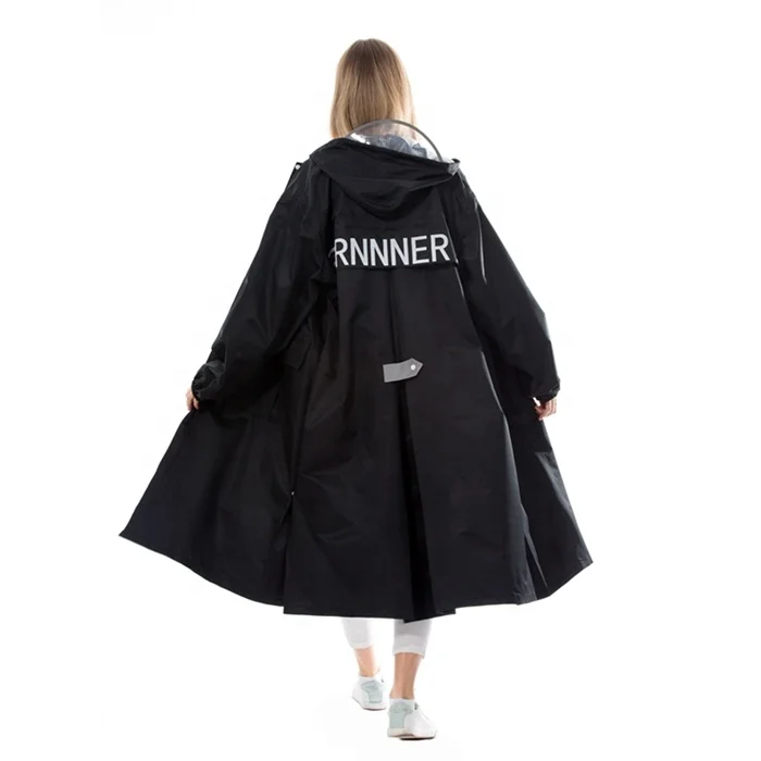 
2020 Hot Selling Fashion Long Raincoat for Adults High Quality Nylon Wear Resistance Rain Wear with Backpack for motorcycle 