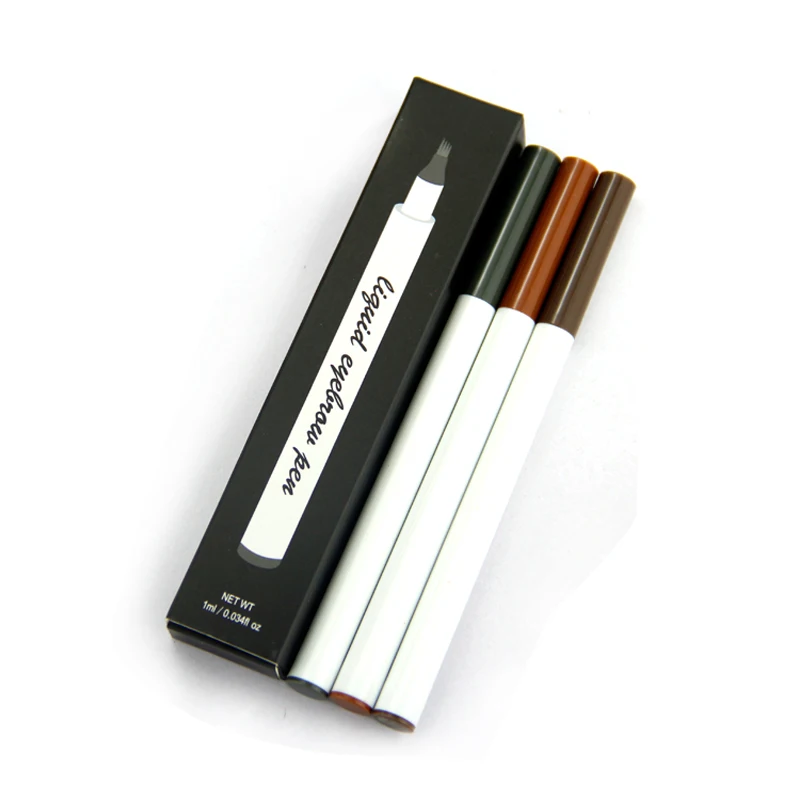 
New Arrival Eyebrow Pencil Waterproof 3D Stereoscopic Liquid Four Color Head Sketch Line Eyebrow Refill Pencil Makeup 