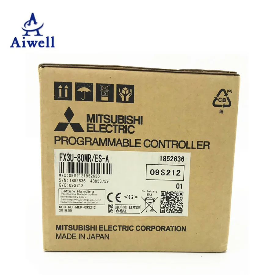 FX 3U 80 м FX3U-80MR/ES-A Mitsubishi FX3U 80MR PLC основные узлы с