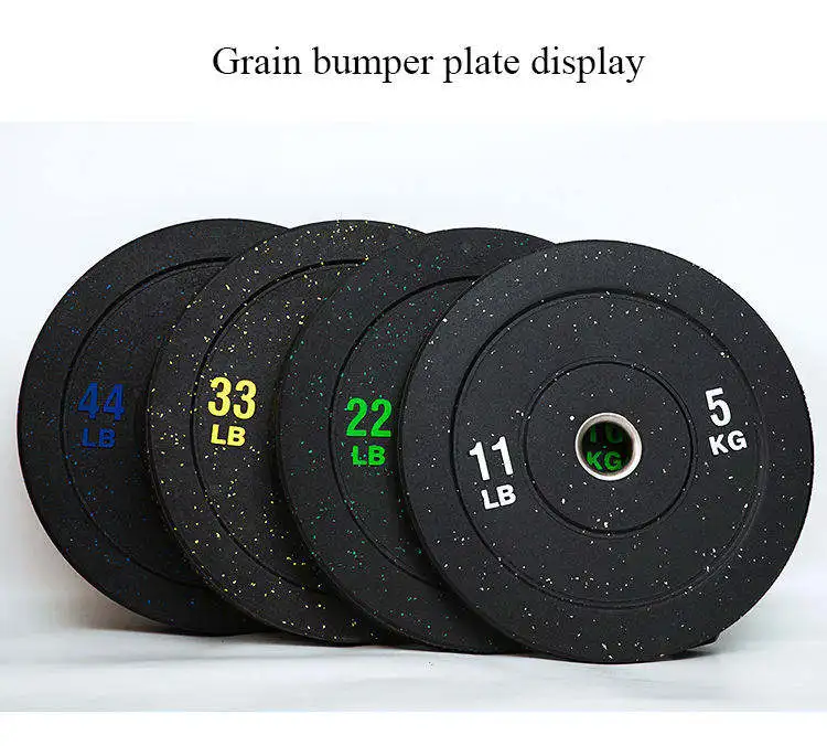 Dinuo Wholesale Weightlifting Fitness Workout Rubber Bumper Weight Plates Fitness Molds for Strength Training