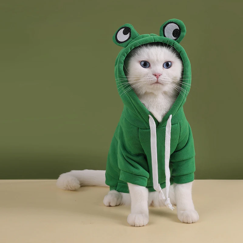 Custom Hoodie Dogs Accessories Clothing Puppy Pet Clothes Outfits Dog Hoodie Garment Cat Hoodie Dog Clothes Sweaters with Hat