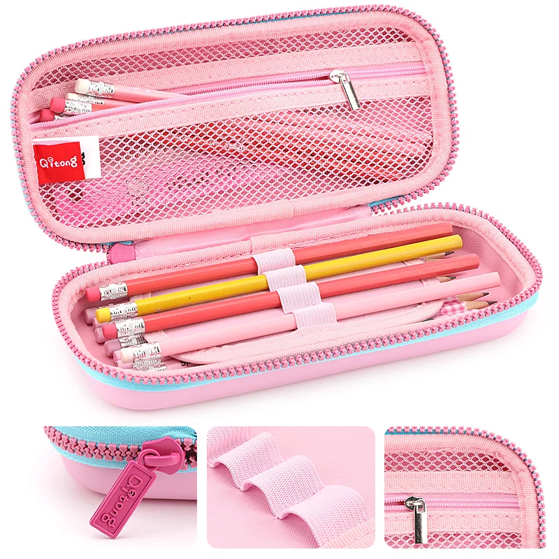 
3D cute design zip-up Storage Pens Kids children Girls back to school pencil box 