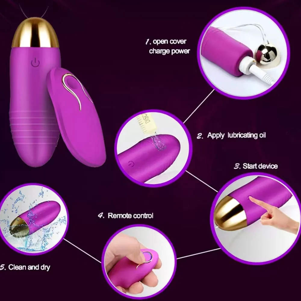 Adult Supplies Sex Toy Mini Vibrator Double Jump Vibrating Eggs for Women