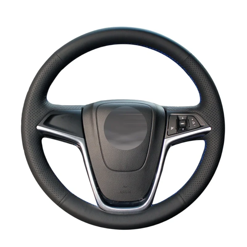 wholesale Black Artificial Leather Car Steering Wheel Cover for Opel Astra (J) 2010-2015 2012 Zafira Tourer