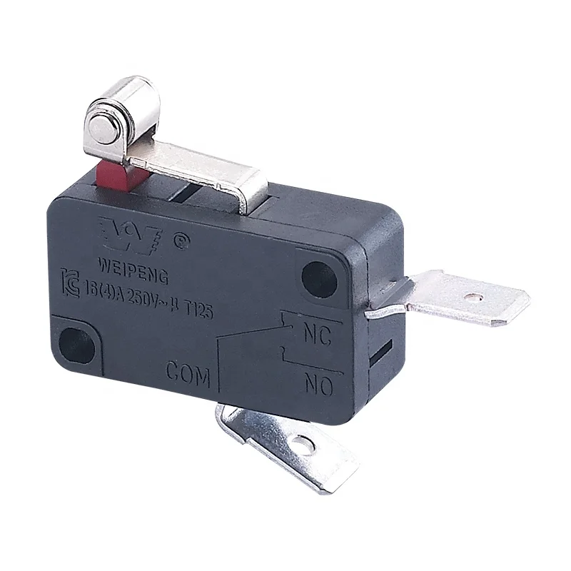  UL KC VDE Kw3a oz 3 контакта 5A/16A 10t105 микро переключатель с рычагом и металлическим