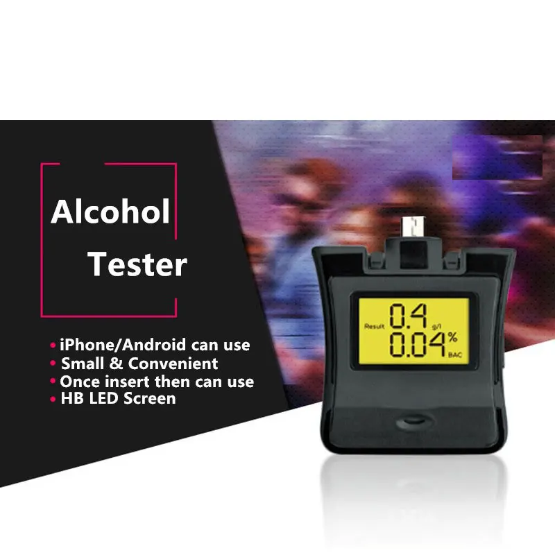 2019 New arrived Alcohol Tester for Samsung Micro USB Alcohol Analyzer Detector