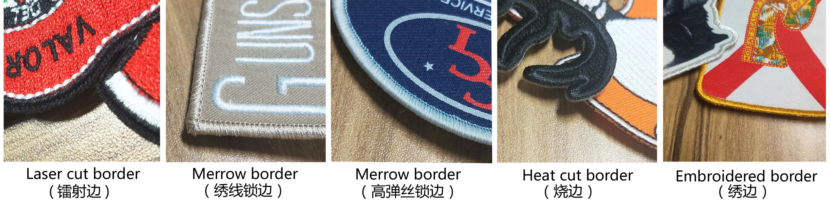 Patch Badge Custom Embroidery Patch Fabric for Garment Best Quality Customized Design of Embroidered 3D Iron-on Felt Patches PVC