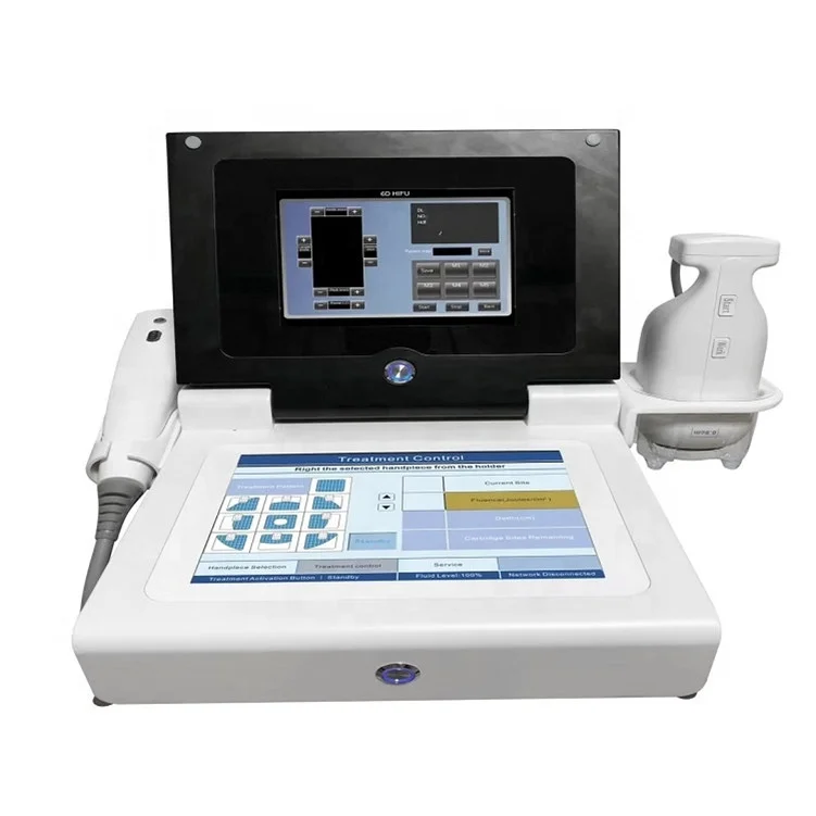 2021 Newest 2 in 1 4D HIFU Liposonic Slimming Machine with 12 lines 20000 shots Cartridges 6D HIFU Liposuction Machine