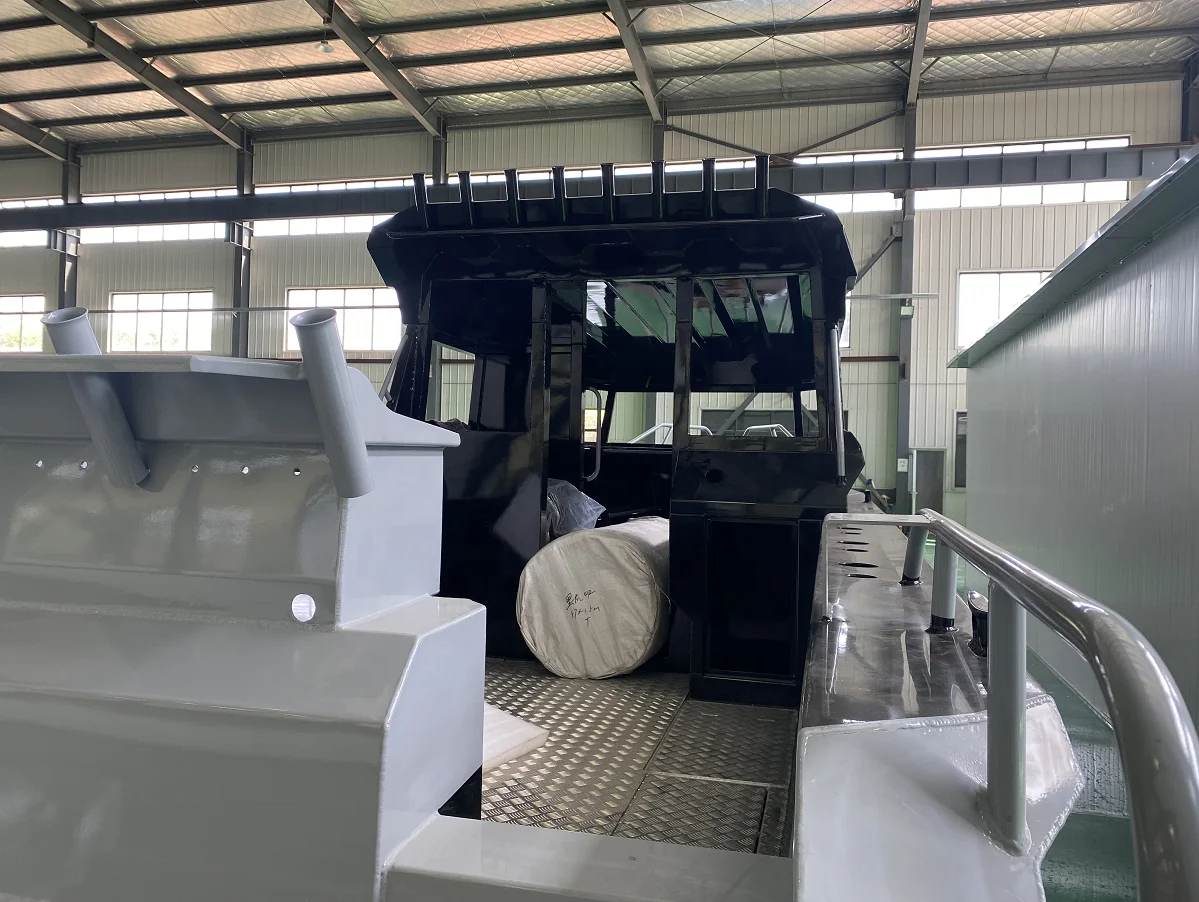 25FT Speedboat welded aluminum fiberglass cabin hardtop sport fishing boat