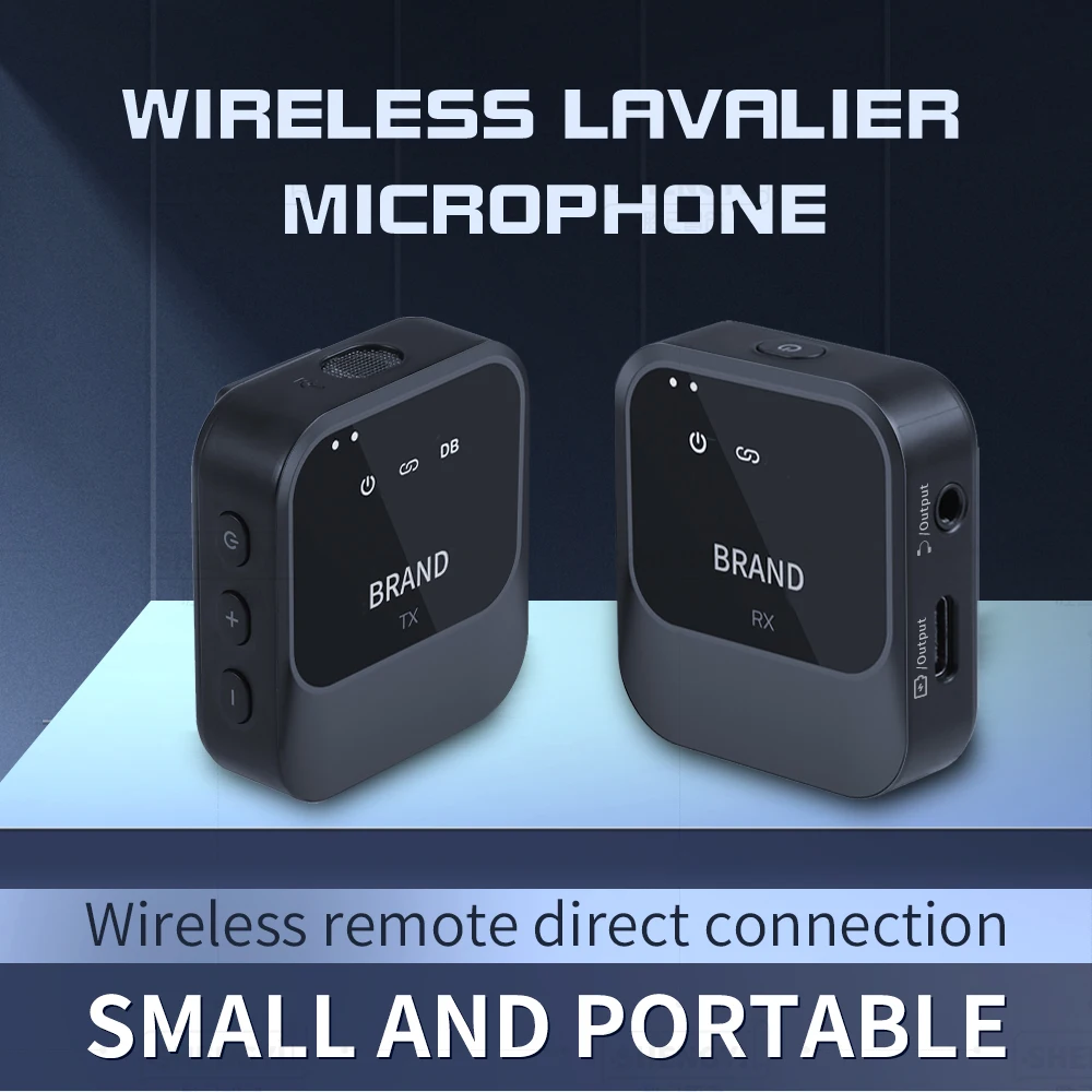 wholesale factory best sale wireless lavalier microphone recording studio abs microphone t118