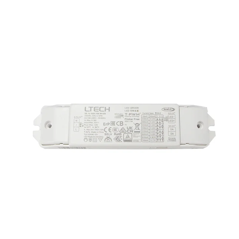 LTECH SE-12-350-700-W1DS 12 Вт 100-400 мА постоянный ток 4 в 1 димминг светодиодный драйвер