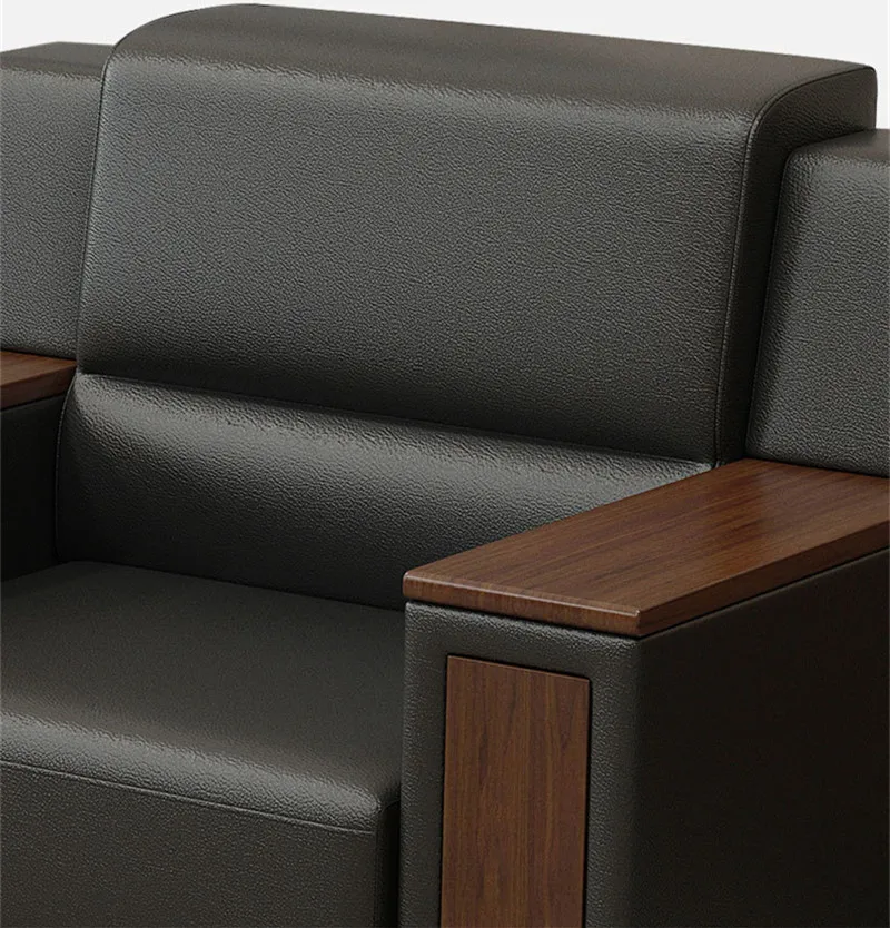 Modern luxury design office sofa furniture office leather sofa 2 person seats sofas living room furniture