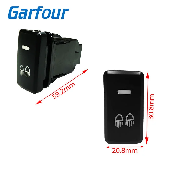 22x22mm push button switch 12v OEM style latching&momentary  for new Land Cruiser Prado 150 series 2018 Hiace