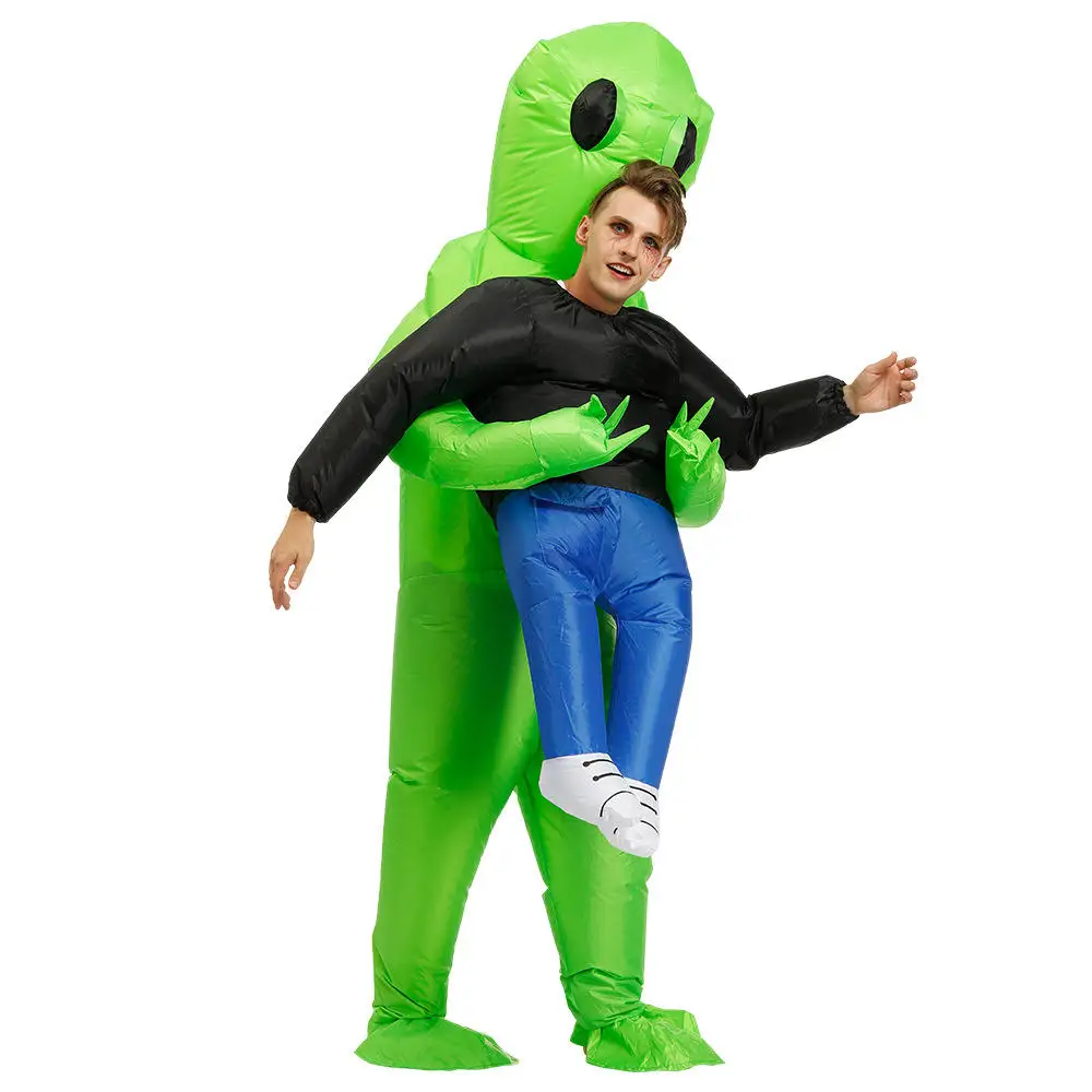 Baige Adult Kids Alien Inflatable Dinosaur Costume Boys Girl Party Costume Funny Suit Anime Fancy Dress Halloween Costume