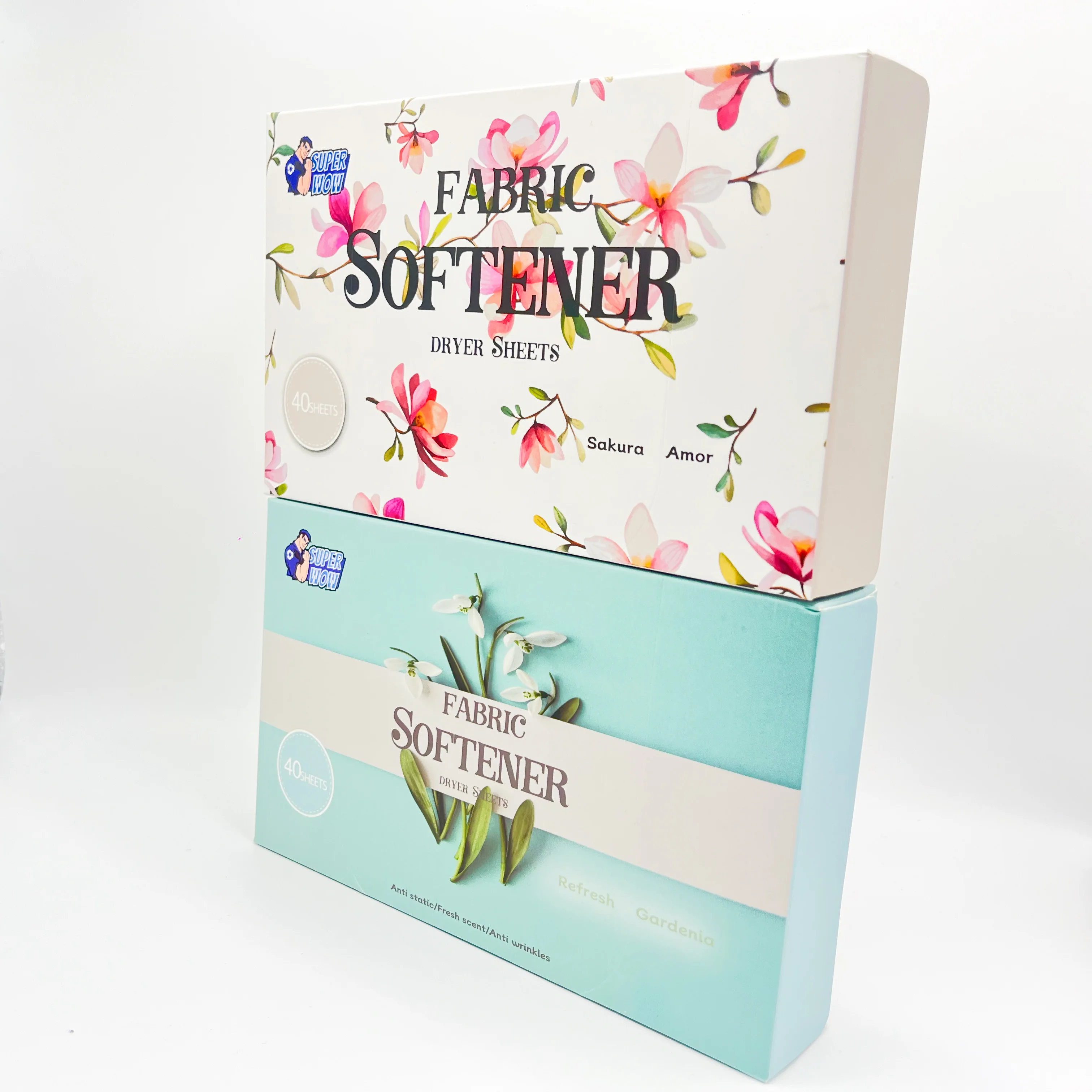 Eco Friendly Super Condensed Fabric Softener Sheets Custom Fragrance For Drying Machine