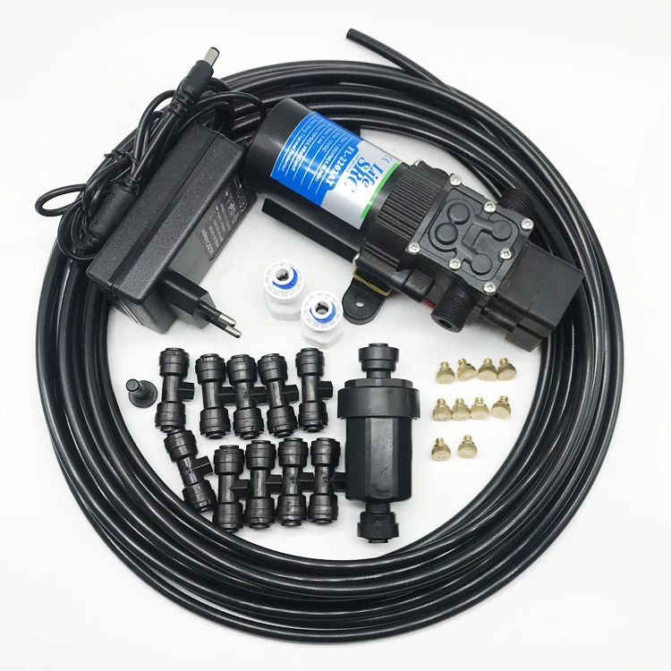 LifeSRC 12VDC to 220V sprayer fogging system irrigation pump mist-fog pump