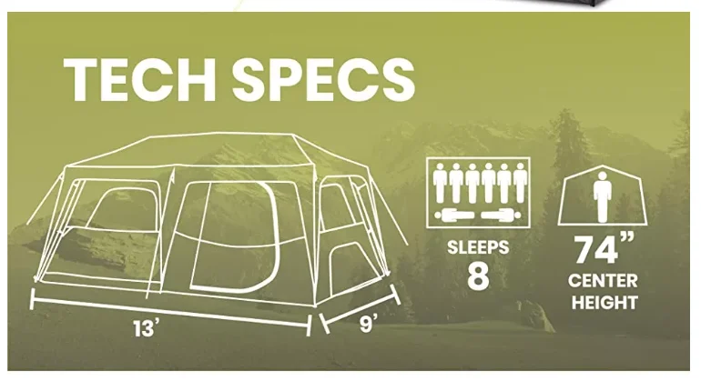 Factory Customized Luxury Family Camping Tent Outdoor 8 Person Waterproof Large Space Tent