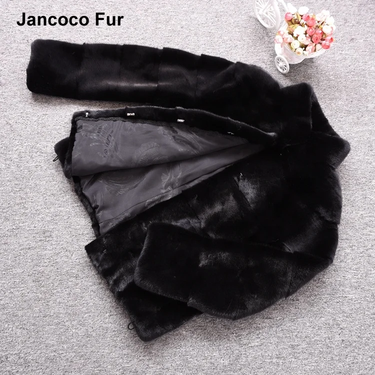 High Quality Luxury Mink Fur Jacket Winter Thick Warm Womens Genuine Mink Fur Coat