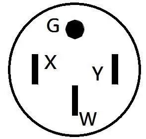 50 Amp Heavy Duty  Temp Power Generator Shore Power Extension Cord Adapter with Twist Lock