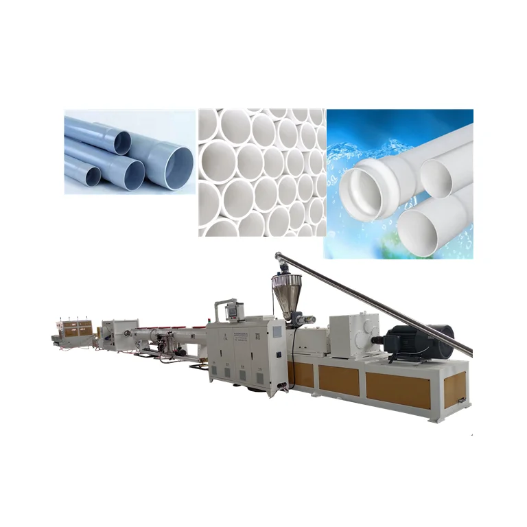 Pvc  Water supply And Gas Tube Extrusion Mould And Extruder Making Machine