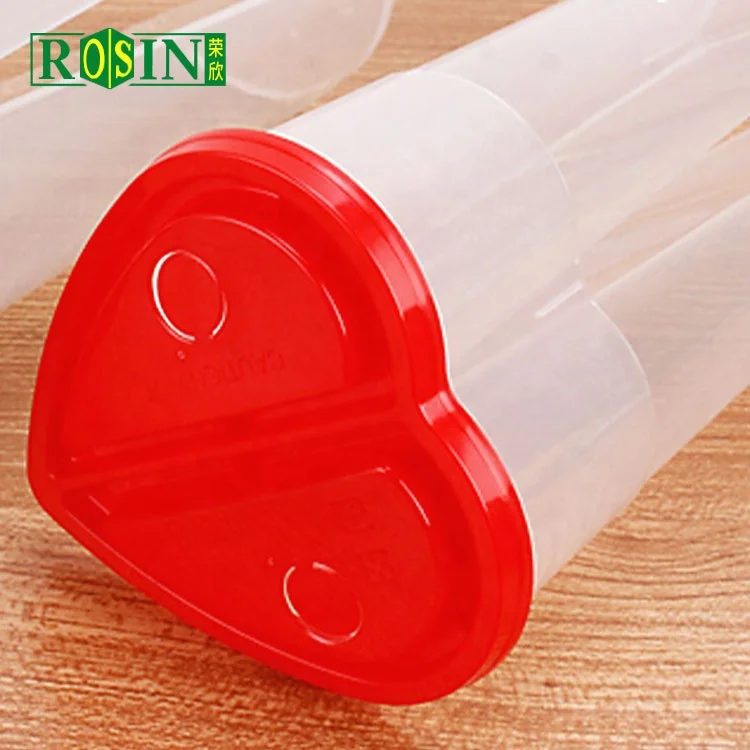 custom 16oz 22oz 700ml clear plastic disposable u shape pet bubble tea plastic split twin cup with straw lid
