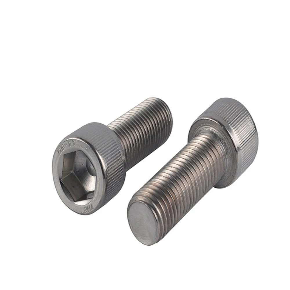 Hot Selling DIN 912 Stainless Steel Small M1.4-M10 Inner Hexagon Round Head Precision Screws/Bolts